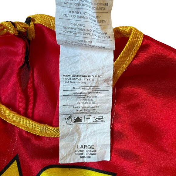 FREE with Purchase - Wonder Woman Girls Size Large - Picture 5 of 5